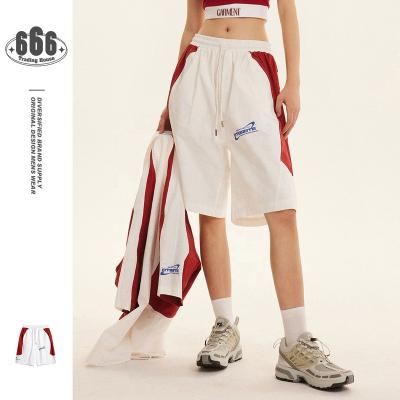 China Breathable ELITE Y2K INSPIRED Vintage Basketball Shorts Brand Minority Fashionable Design Fifth Casual Loose Pants Half Pants Oversized Shorts for sale