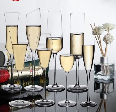 China Viable Supply 100ml Factory High Quality Transparent Single Wall Champagne Glass Cup for sale