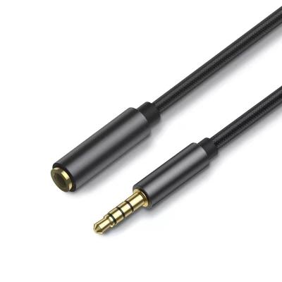 China The male AUX. 3.5mm Car Stereo To Female Cable Car Audio /Computer /Phone Audio Adapter Cable 1M/2M OEM Customization for sale