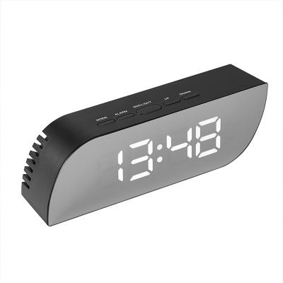 China Class New Mirror, LED, Silent Digital Clock Student Bedside Alarm Clock for sale