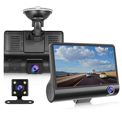 China Loop Recording Three-lens Driving Recorder Large Wide Angle 1080P Three-recording Driving Recorder Dash Cam HD Recorder for sale