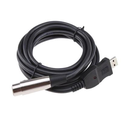 China USB to XLR Microphone Cable Microphone Cable USB Microphone Recording Cable 3 Meters U2XLR01 for sale