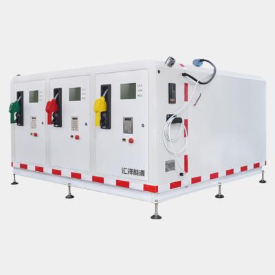 China Huiyang mobile fuel station for sale fuel dispenser with HY tank for sale