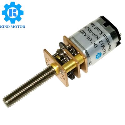 China DC 1.5v-24v 10mm 12mm 13mm 16mm M3 M4 Screw Shaft Metal Gear Reducer Explosion Proof High Quality Micro Motor For Straight Line Motion for sale