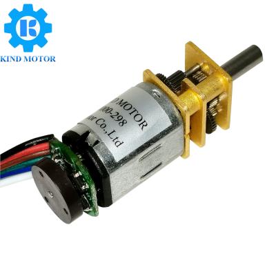 China Explosion Proof High Torque 10*12mm N10 N20 N30 DC 1.5v-12volt Flat Gear Motor With Encoder for sale