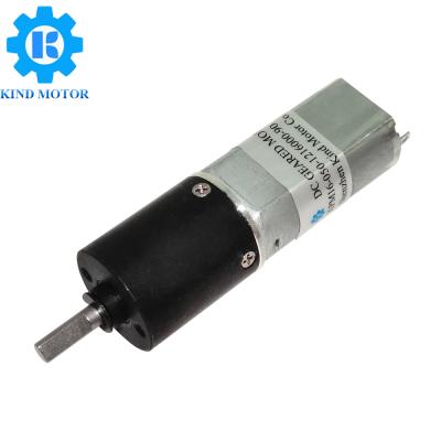 China Explosion Proof High Torque 16mm DC kpm16-050 3-24volt Metal Planetary Gear Reducer Low Speed ​​Micro Motor for sale