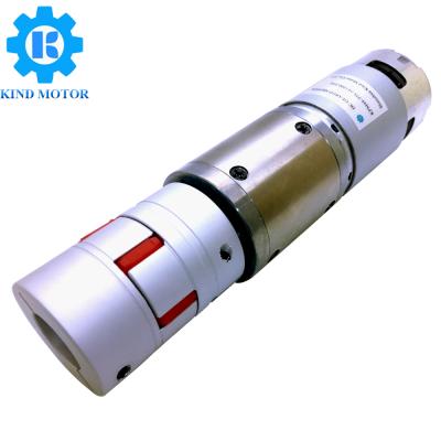 China DC 12v 18v 24v 100w 200w 300w 90kg.cm 100kg.cm 200kg.cm high torque rs770 rs775 planetary gear explosion proof motor with coupling for sale