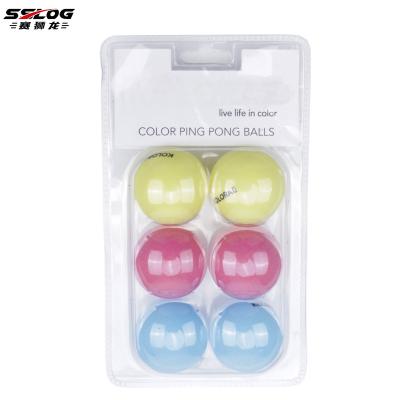 China Customizable China wholesale custom logo flexible table tennis balls colorful beer ping pong ball for sale