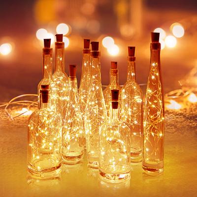 China / Cork Lights for Wine Bottle Wine Bottle Lights 12 Packs 6.5ft 20 LED Wine Cork String Lights for Glass Mason Jar Fairy for sale