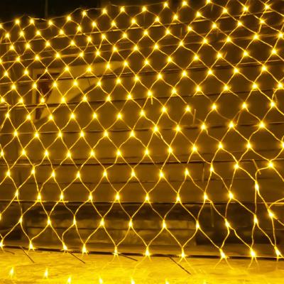 China Net 2x2M 3x2M 6x4M LED Mesh Fairy String Light LED Garland Window Curtain Christmas Electric Tinsel Wedding Party Holiday Light for sale