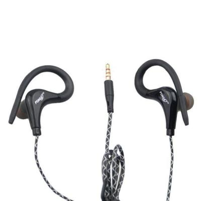 China Ear Hook Sport Earphone,Super Bass Wired With Mic Headphone Sweatproof Gym Earbud Support for sale