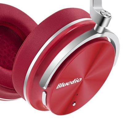 China Original Bluedio T4 Active Noise Cancelling ANC Wireless Bluetooth Headphone Headset With Mic in red for sale