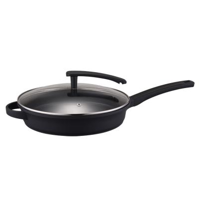 China Asd CLASSIC Wholesale Custom Cookware Sets Cast Iron Skillet Stainless Steel Frying Pan Tilting Nonstick Frying Pan With Lid for sale