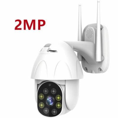 China Smart Dome Outdoor Night Vision Wifi Ptz Home Cctv Wireless 1080P Ptz Camera for sale