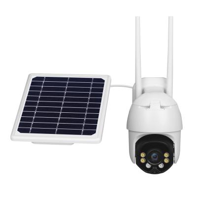 China 1080P Waterproof Solar CCTV Camera 4G Outdoor H.265 1 Year Warranty 4mm Te koop