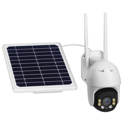 China 1080P Two Way Audio Solar CCTV Camera Wifi Dome With Wifi 1 Year Warranty à venda