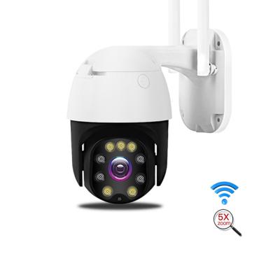 China 1080P Wireless PTZ IP Camera WIFI 5X Optical Zoom Voice Alert Outdoor Security Camera Waterproof IP APP Remote Wifi PTZ Camera for sale