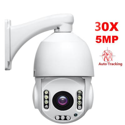 China 4.5inch 4G 5mp 30X HD IP IR Dual Light Camera H.265 Full color Night Vision PTZ Security Wireless Camhi IP Dome Camera Te koop