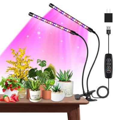 China Seed Starting Indoor Full 360 Degree 3 Modes Dimmable Flexible Spectrum Lamp Plant Led indoor Grow Light for Greenhouses Flowers for sale