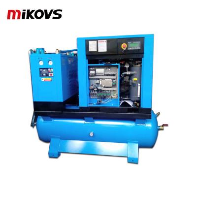 China Best Sales S60a Screw Compressor All In One Screw Air Compressor 10hp With Dryer,tank for sale