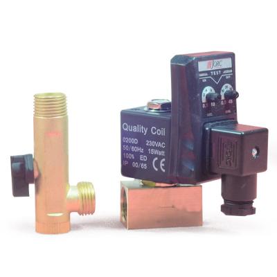 China 0200D Two-position Two-way electric auto drain solenoid valve with timer for sale