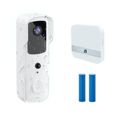 China TUYA TUYA ring smart wifi smart wifi ring visible waterproof doorbell 2022 with ding dong,battery optional for sale