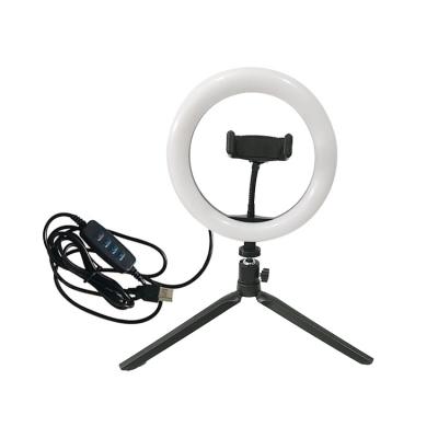 China 2021 Hot Selling Mini Camera Photo Ring Light Video Light Makeup For Youtube Live Broadcasting for sale