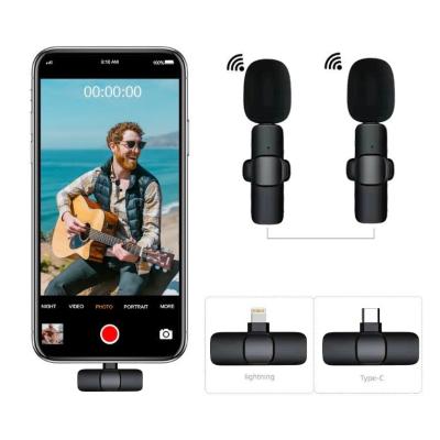 China For Youtube/Facebook Live Stream Multi-Channel Realtime Mixing Microphone Lapel Clip Handheld Live Mic Lavalier For Android Phone for sale