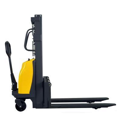 China Brand New 1.5 Ton Semi Electric Stacker Of Hotels Electric Stacker for sale