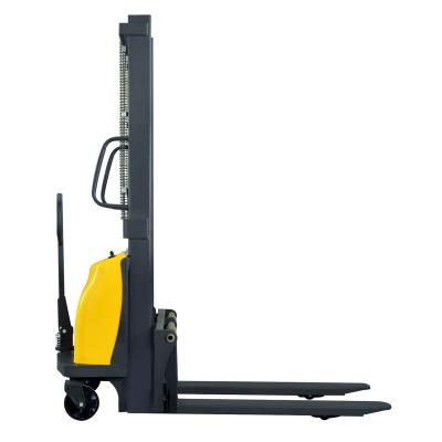 China Hotels With CE Certification Cheapest Lifting Height 2m 1.5 Ton Semi Electric Stacker for sale