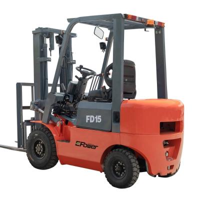 China Hotels 1.5 ton1.8 ton IC forklift isuzu c240 engine diesel forklift for sale