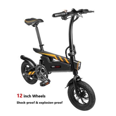 China China Cheap Aluminum Alloy Battery Bike 12 Inch Two Wheels Foldable Electric Bicycle 250W For Sale for sale