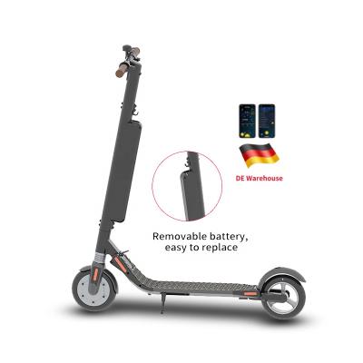 China Hot unisex elektro scooters 350W removable battery motor foldable survey electric scooter for adult for sale