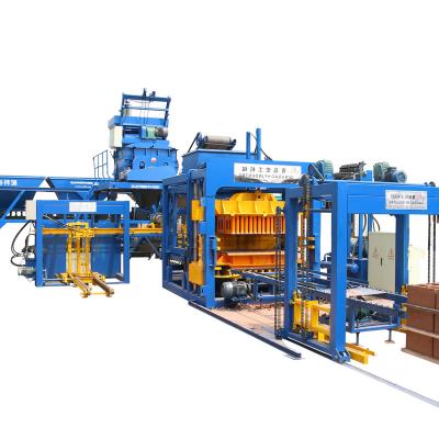 China Automatic HF Stores QT10-15 Qingdao Building Material Hollow Machine Supplier Industrial Concrete Block Block Making Machine for sale