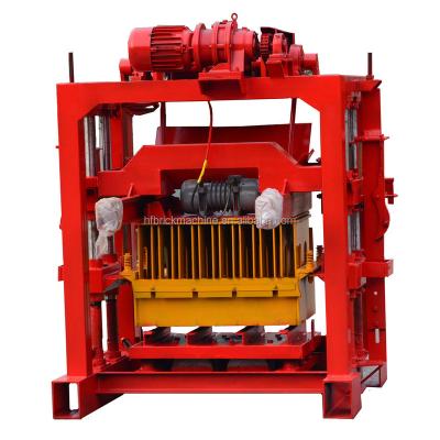 China Building Material Stores QT4-40 Manual Concrete Paver Interlocking Block Making Machinery For Sale In India for sale