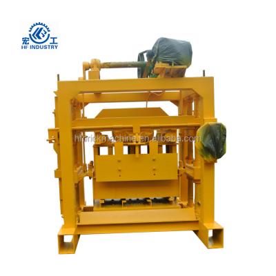 China Factory QT4-40 manual paver interlocking block making machine for sale in Kenya for sale