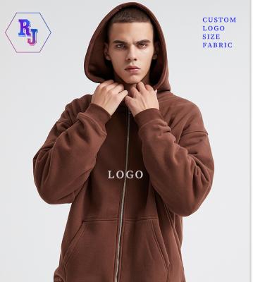 China Anti-wrinkle winter custom oversized plain cotton blank hoodies mens pullover unisex bulk plus size men's hoodies & sweatshirts for sale