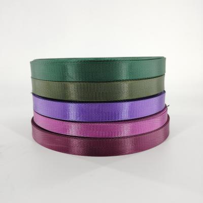 China Hot Sales 2cm High Tenacity Herringbone Nylon Colorful Fake Webbing For Sofa for sale