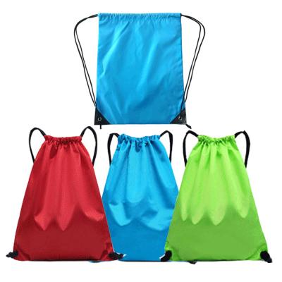 China Wholesale Cheap Eco-friendly Large Capacity Suction String Water Proof Backpack, 210D/420D Polyester Eco Friendly Custom Drawstring Backpack Bag for sale