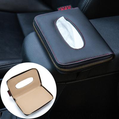 China Car Cloth Holder Sun Visor Towel Box Vehicle Backseat Cloth Case Holder Car Accessories for sale