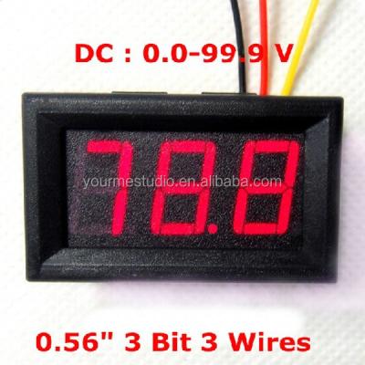 China Factory Price Voltage Gauge Three Wires 0.56