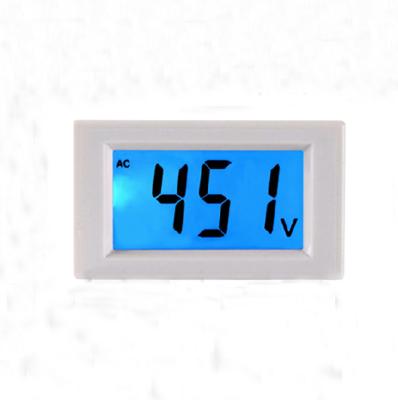 China D85-120 Blue Backlight AC 80-500V LCD Digital Display Miniature Voltmeter 68*38mm for sale