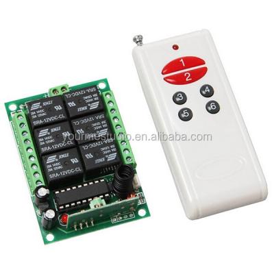 China Wholesales 6 Channel Relay Radio Remote Control Module For Microcontroller YMD001238 for sale