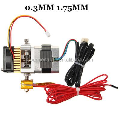 China Hot Sales MK8 0.3MM 1.75MM Filament Extruder 3D Printer for Hotels for sale