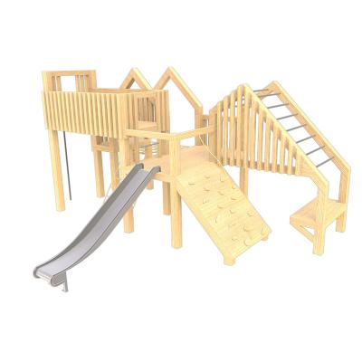 China wholesale best quality Anti-termite solid wood swing indoor wooden slide for kids for sale