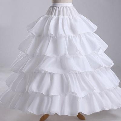 China Spandex/polyester 2205 petticoat petticoat wholesale women accessories bridal petticoat for wedding dress 6 hoops crinoline petticoats for sale