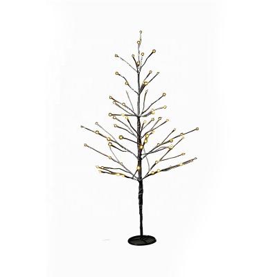 China Snow Tree Light 120cm Led Custom Neon Wall Snow Tree Candle Light Room Decoration for sale