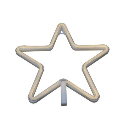 China Easy Installation LED Neon Light Wall Hanging Neon Sign Hot Selling Star Shaped Battery or USB Operation for Home, Birthday, Christmas Decoration for sale