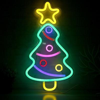 China Hanging Hello Pineapple Coconut Shape USB Wall Hanging Led Backboard Neon Custom Neon Signs for sale