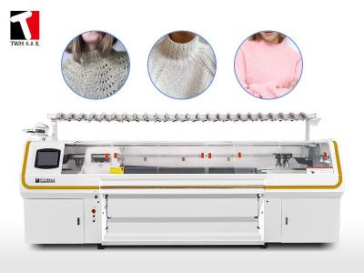 China 52'' Computerized Flat Knitting Machine , 12G Double System Knitting Machine for sale